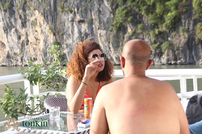 Ha Long Bay Cruise Day Tour with lunch, kayaking, surprise cave & titop island - The return cruise may be the calmest hour