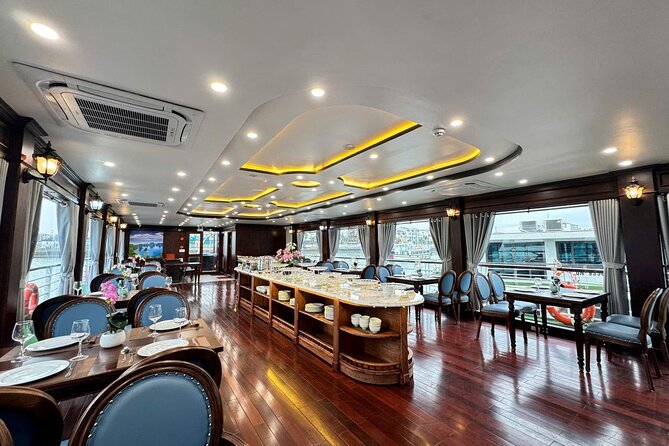 Ha Long Bay Luxury Day Cruise with Buffet Lunch, Caves & Kayaking - Sung Sot Cave: the biggest walking stop