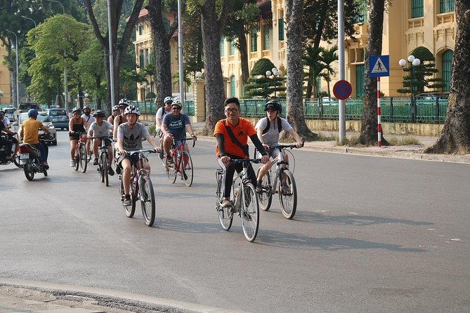 Half-Day Bicycle Tour Combine City & Countryside + Train Street - Long Bien Bridge and Hanoi’s industrial past