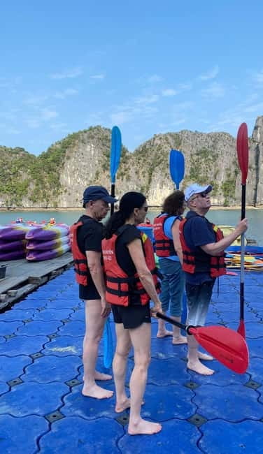 Half day Lan Ha Bay : Boat Trip , Kayaking,Snorkel - The afternoon return and sunset season
