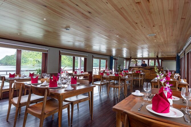 Halong Amazing Sail Luxury 1 Day Small Group Tour 7-Hour Cruising - Titop Island for swimming and a 360-degree view