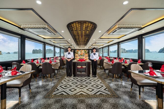 Halong and Bai Tu Long Luxury Day Escape - Luon Cave by Kayak or Bamboo Boat