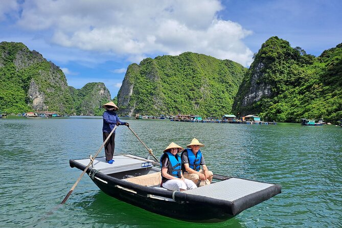 Halong & Bai Tu Long Luxury Day Tour - Fishing village & Kayak - Cruising toward Bai Tu Long Bay