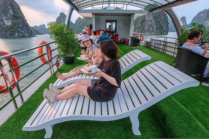 Halong Bay Cruise - Day Tours - Exploring a cave and the main sightseeing stops