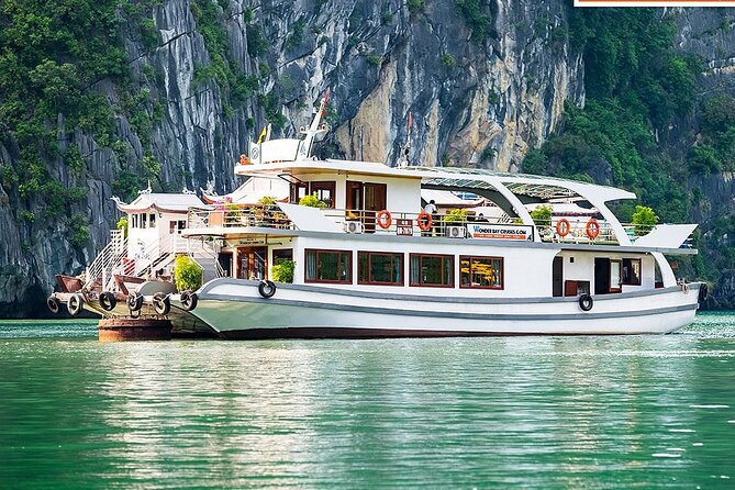 Halong Bay Cruise Luxury Full Day Tours - Caves and island scenery