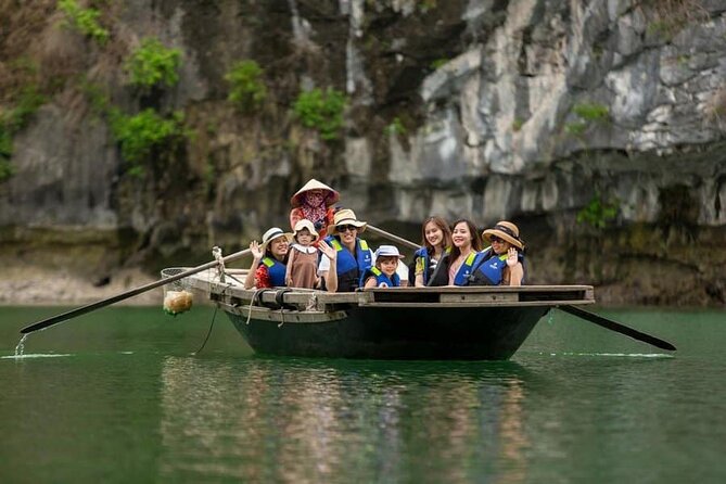 Halong Bay day tour 4 hours Cruise from Hanoi city - Dinh Huong Islet and Ba Hang’s water activity