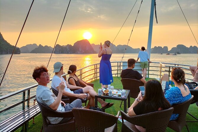 Halong Bay Day Tour: Visit Cave Island Kayaking Swimming Lunch - The Hanoi pickup and long road to Tuan Chau Island