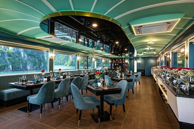 Halong Bay Day Tour With Sunlight Luxury Cruise With Transfer - Boarding the cruise at noon