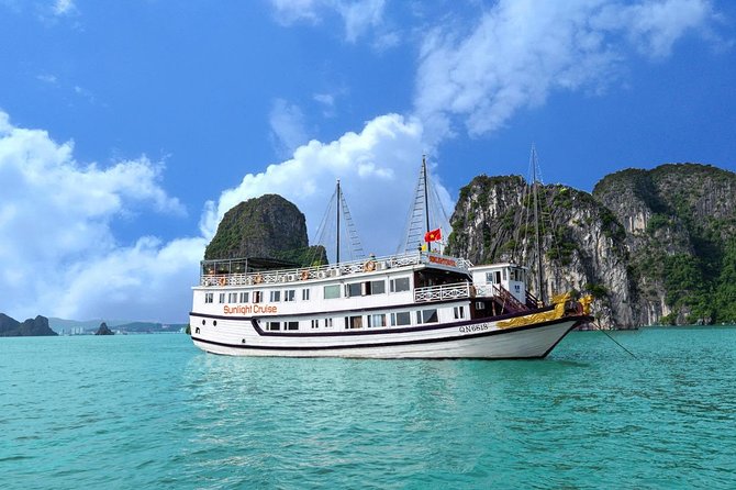 Halong bay Deluxe Cruise 2D/1N: Kayaking, swimming, Titop island & surprise cave - The Hanoi transfer starts early