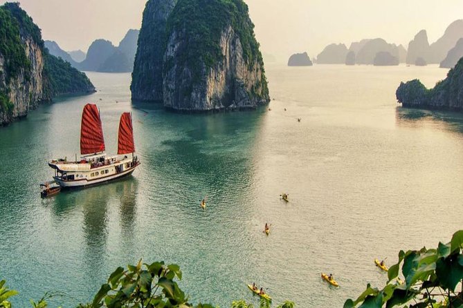Halong Bay Full Day with Kayaking, Hiking viewpoint, Cave - Deluxe To Luxury - Titop Island and the 420-step climb