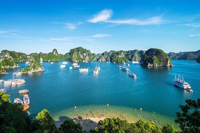 Halong Bay Full Day with Kayaking, Hiking viewpoint, Cave - Deluxe To Luxury - Sunset tea and the ride back