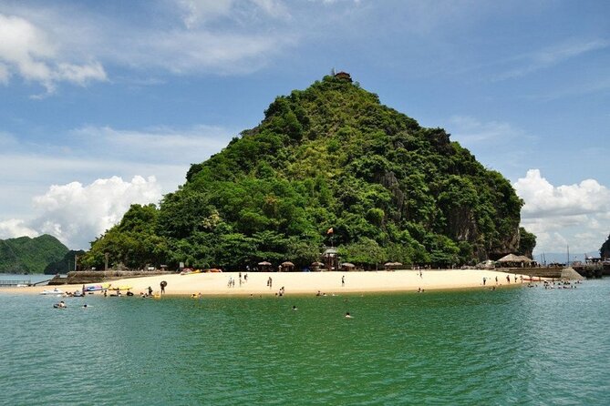 HaLong Bay Full Day With Surprise Cave, Kayaking, Swimming,Lunch - Walking through Sung Sot Cave