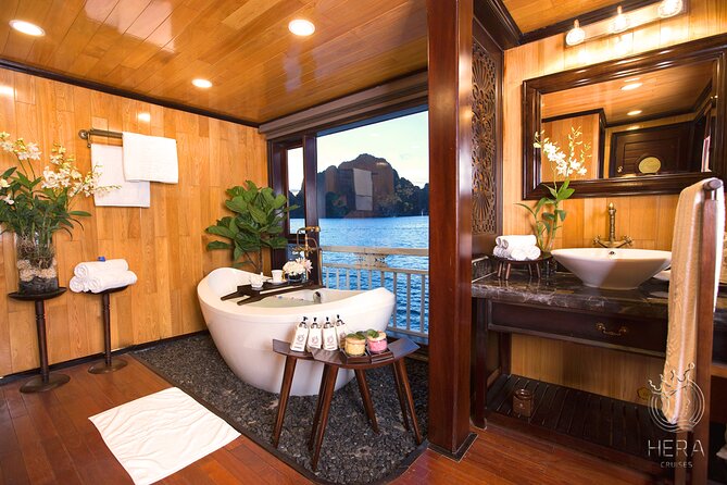 Halong Bay - Hera Cruise - All Inclusive Multi Days Tour - Ti Top Island for swimming and the view