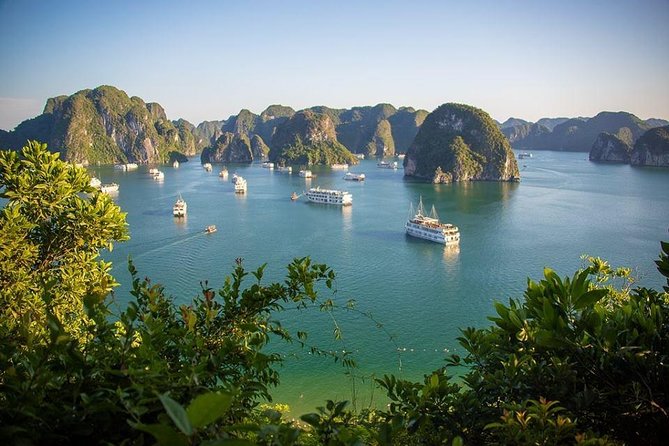 Halong Bay In Just One Day with Ti Top Island - Cruising past Halong Bay’s limestone formations