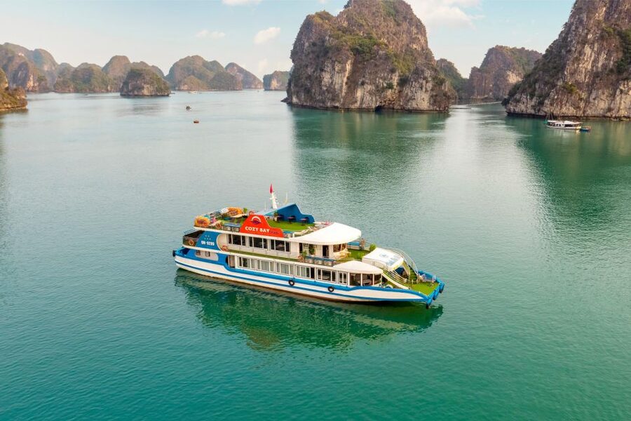 Halong Bay: Luxury Day Cruise with Buffet, Kayak, Swim - Ti Top Island, swimming, and the climb to the peak