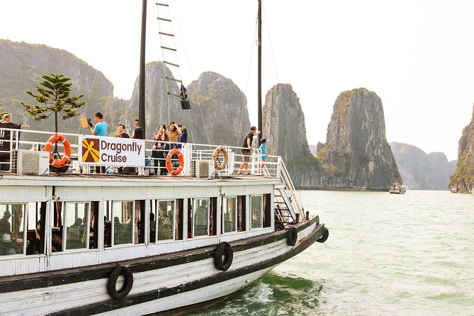 Halong Day Tour: Islands, Cave, Kayak. Lunch. Transfers - The long road from Hanoi to Tuan Chau Island