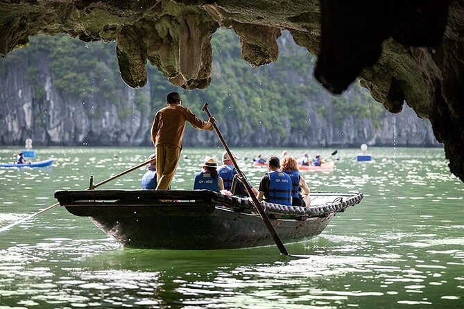 Halong Excursion Cruise with Kayaking, Swimming & Cave Visit - Ti Top Island for swimming or a climb