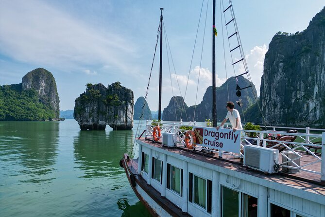 Halong Islands, Cave, Kayak, Bamboo Day Tour w Dragonfly Cruise - From Hanoi’s Old Quarter to Tuan Chau Marina