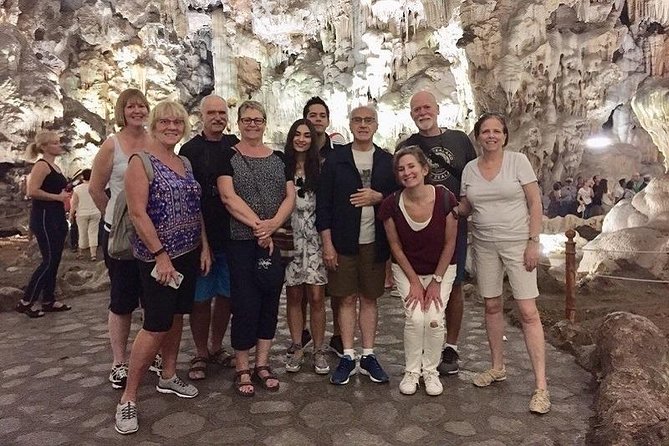 Halong Islands, Cave, Kayak, Bamboo Day Tour w Dragonfly Cruise - Thien Cung Cave and its unusual stone shapes