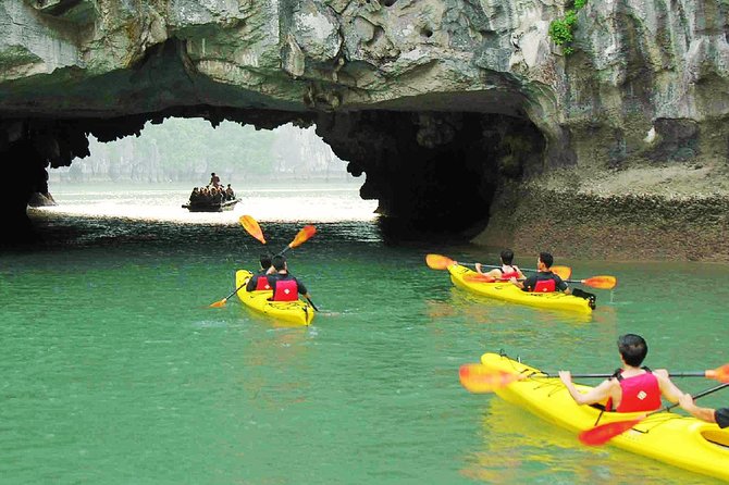 Halong Luxury Cruise Full Day Tour from Hanoi: All Inclusive - Hang Luon: kayaking or a bamboo boat