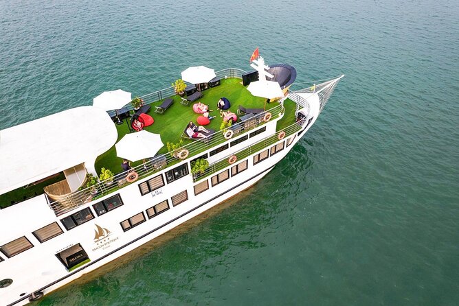 Halong Milalux 5 Star Cruise 2d1n,All inclusive,transfer - A one-night cruise with a classic Halong Bay feel
