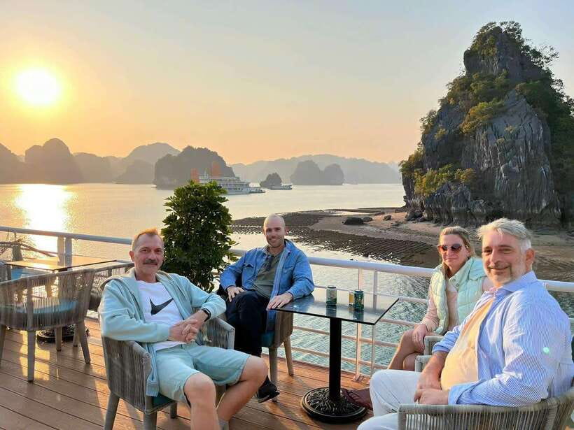 Hanoi: 2-Day Ha Long and Lan Ha Bay Cruise with Kayaking - Lunch and the first views of Lan Ha Bay
