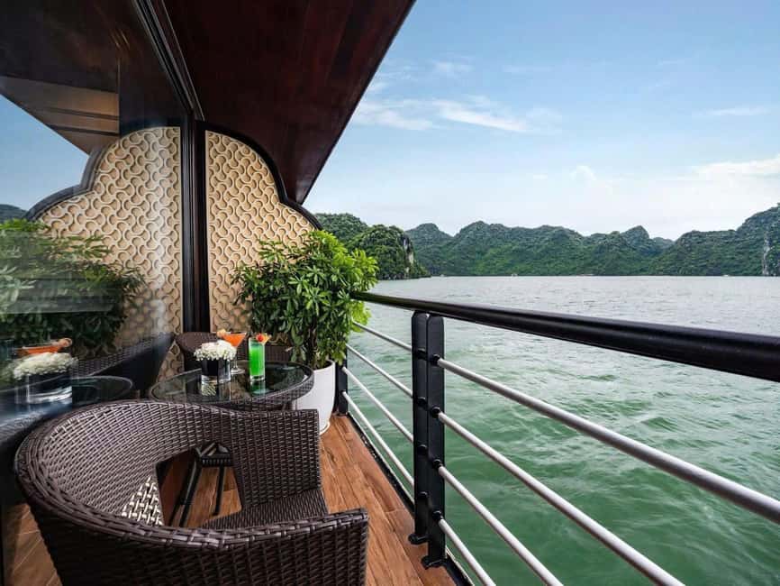 Hanoi: 2-Day Ha Long & Lan Ha Bay 5-Star Boat with Balcony - Kayaking and swimming near Tra Bau