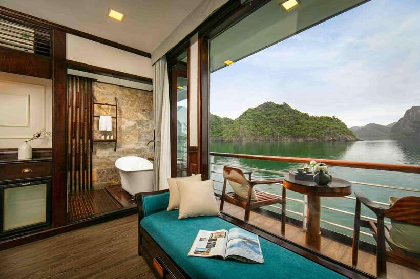 Hanoi: 2D1N Ha Long Bay, Lan Ha Bay by Amanda Luxury Cruise - Dinner on deck, then a busy evening program