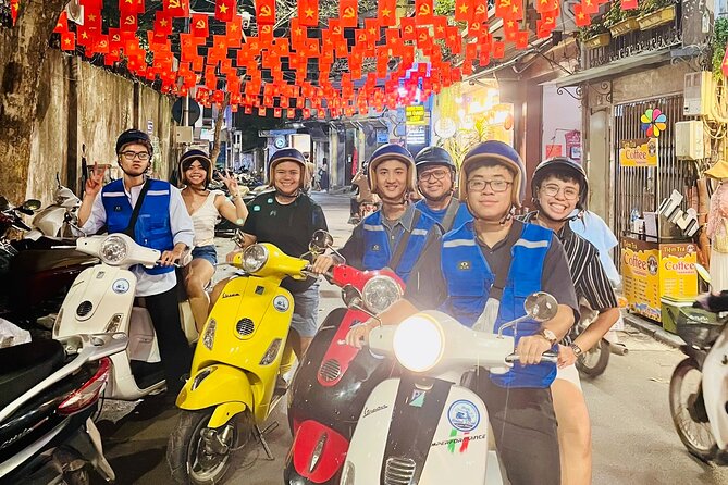 Hanoi After Dark Vespa Tour (4 hours): Street Food & Night Vibes - Why Hanoi after dark works best from a Vespa