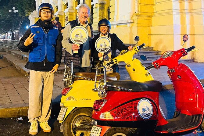 Hanoi After Dark Vespa Tour (4 hours): Street Food & Night Vibes - The Opera House and cathedral add a calmer pause