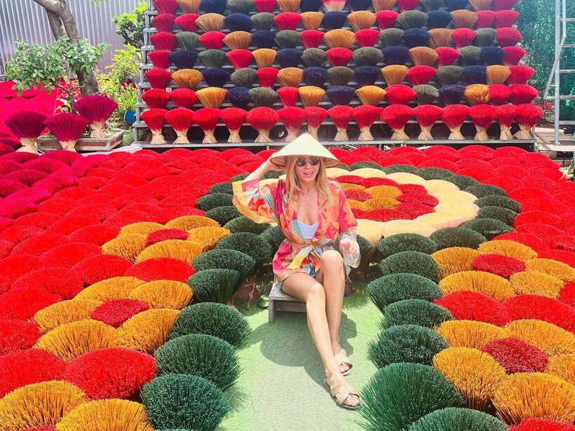 Hanoi: Artisan Tour with Incense, Hat-Making, or Ceramics - Chuong Conical Hat Village and a souvenir you can wear