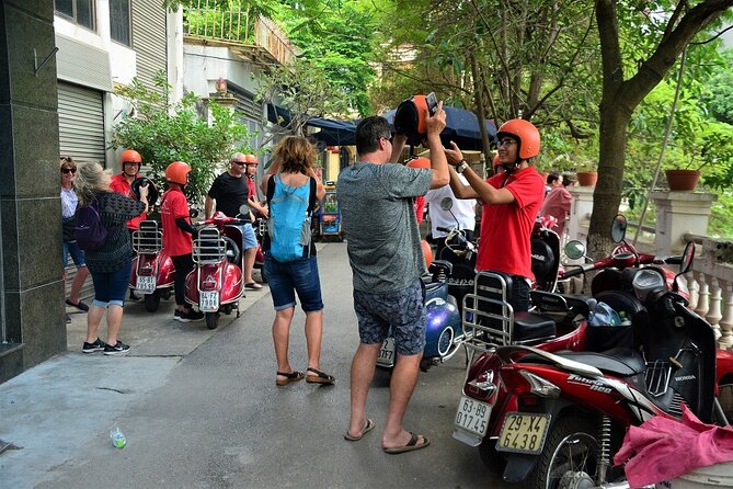 Hanoi Back Streets Vespa Tours: Hanoi Vintage Vespa Tours City - Along Duong Tau and the railway-side lanes