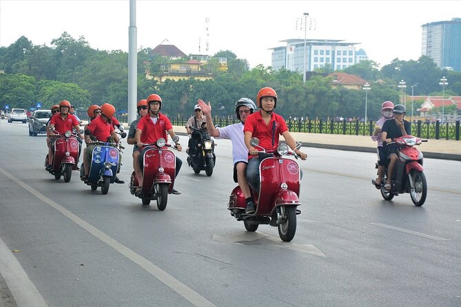 Hanoi Back Streets Vespa Tours: Hanoi Vintage Vespa Tours City - Crossing Long Bien Bridge