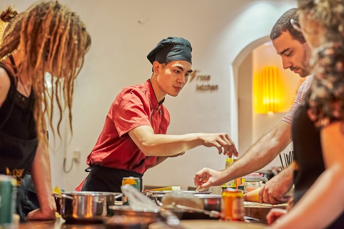 Hanoi Cooking Class: Pho/Bun Cha/Banh Xeo...+Free Egg/Salt Coffee - Arriving at the garden villa on Hoang Hoa Tham Street