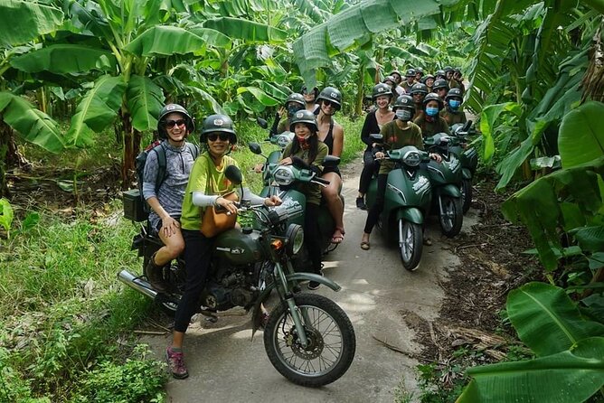 Hanoi Countryside Motorbike Tour: Red River Culture & Daily Life - Leaving the Old Quarter by vintage Minsk