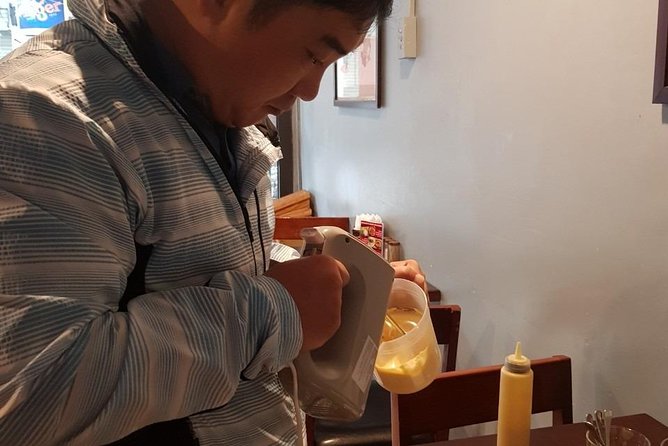 Hanoi Egg Coffee Making Course - Mixing your own egg coffee