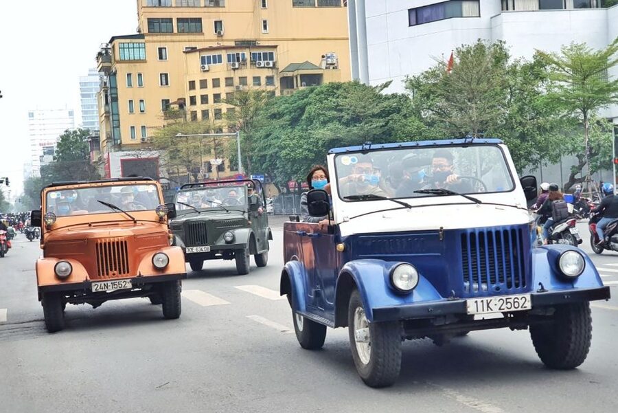 Hanoi Food, Culture, Sightseeing & Fun By Vietnam Army Jeep - Starting at the cafe near Hanoi Old Quarter