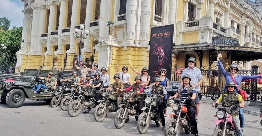 Hanoi Food, Culture, Sightseeing & Fun By Vintage Motorbike - Hanoi’s famous sights come into view
