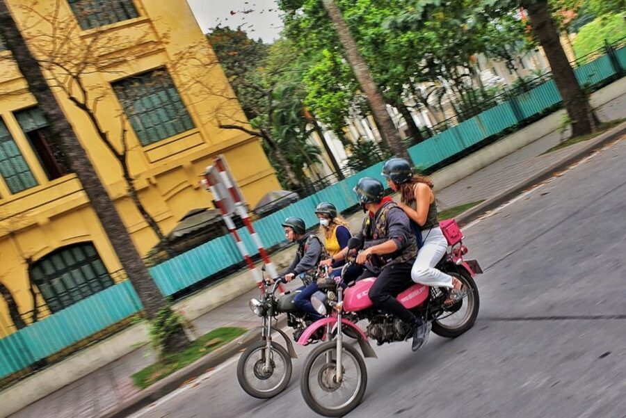 Hanoi Food, Culture, Sightseeing & Fun By Vintage Motorbike - The food stop brings Hanoi to the table