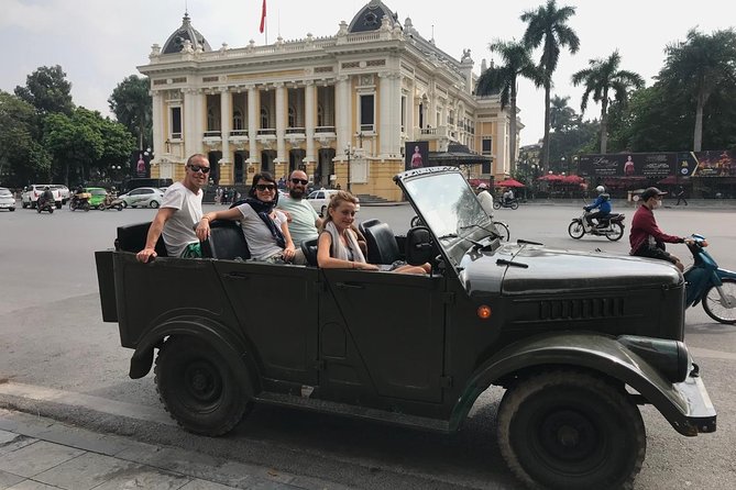 Hanoi Half-day with Food + Fun + Culture By Russian Jeep - Pickup, meeting point, and timing