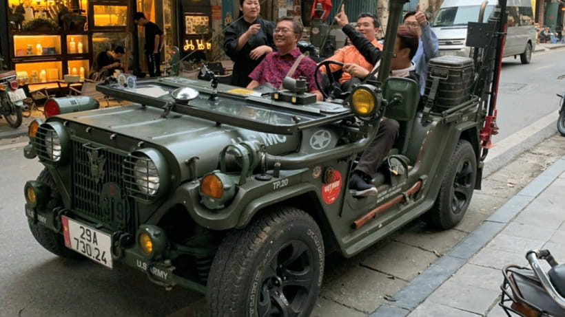 Hanoi: Historic Jeep Tour - French boulevards and Little Paris