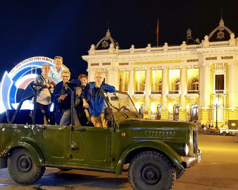 Hanoi: Historic Jeep Tour - Eating Hanoi, including vegetarian choices