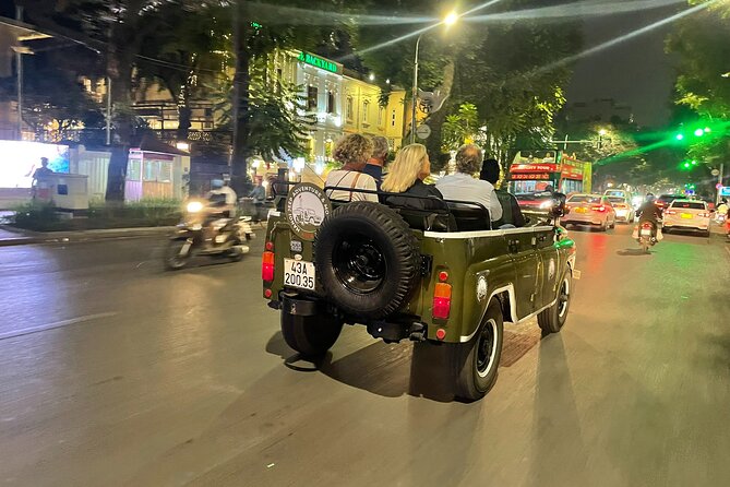 Hanoi Jeep By Night Street Food Tour and Train Street Experience - Train Street, railway views, and egg coffee