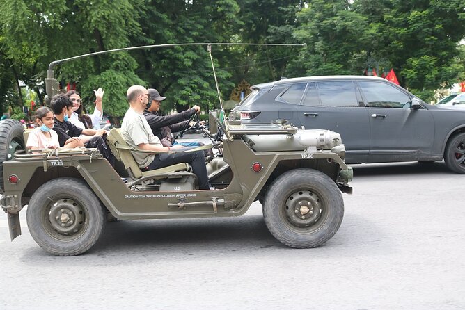 Hanoi Jeep City Tour combine Countryside Train Street, Hidden Gem - Long Bien Bridge and Hanoi’s changing view