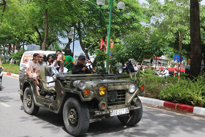 Hanoi Jeep City Tour combine Countryside Train Street, Hidden Gem - West Lake, the Old Quarter, and the French Quarter
