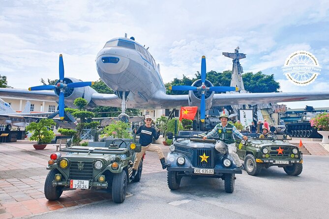 Hanoi Jeep Tour: Food, Culture and Fun by Vietnam Army Jeep - Long Bien Bridge and the Red River view