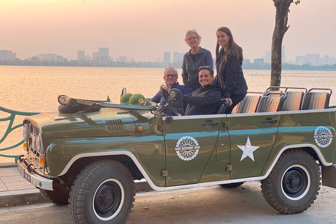 Hanoi Jeep Tour: Red River Countryside+ Backstreet+ Train-street - Bay Mau Lake and the backstreet ride