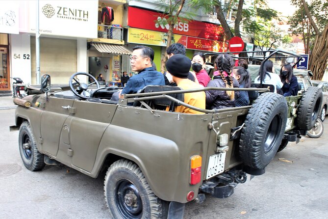 Hanoi Jeep Tours Led By Women: City & Red River Half Day - Train Street and lunch in a local eatery