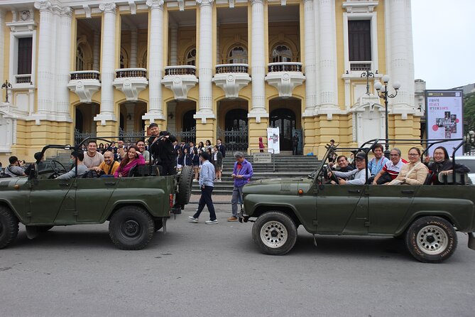 Hanoi Jeep Tours Led By Women: Hanoi City Jeep Tours - Ba Dinh Square and major sights from the Jeep