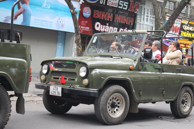 Hanoi Jeep Tours Led By Women: Hanoi City Jeep Tours - Train Street and Vietnamese egg coffee